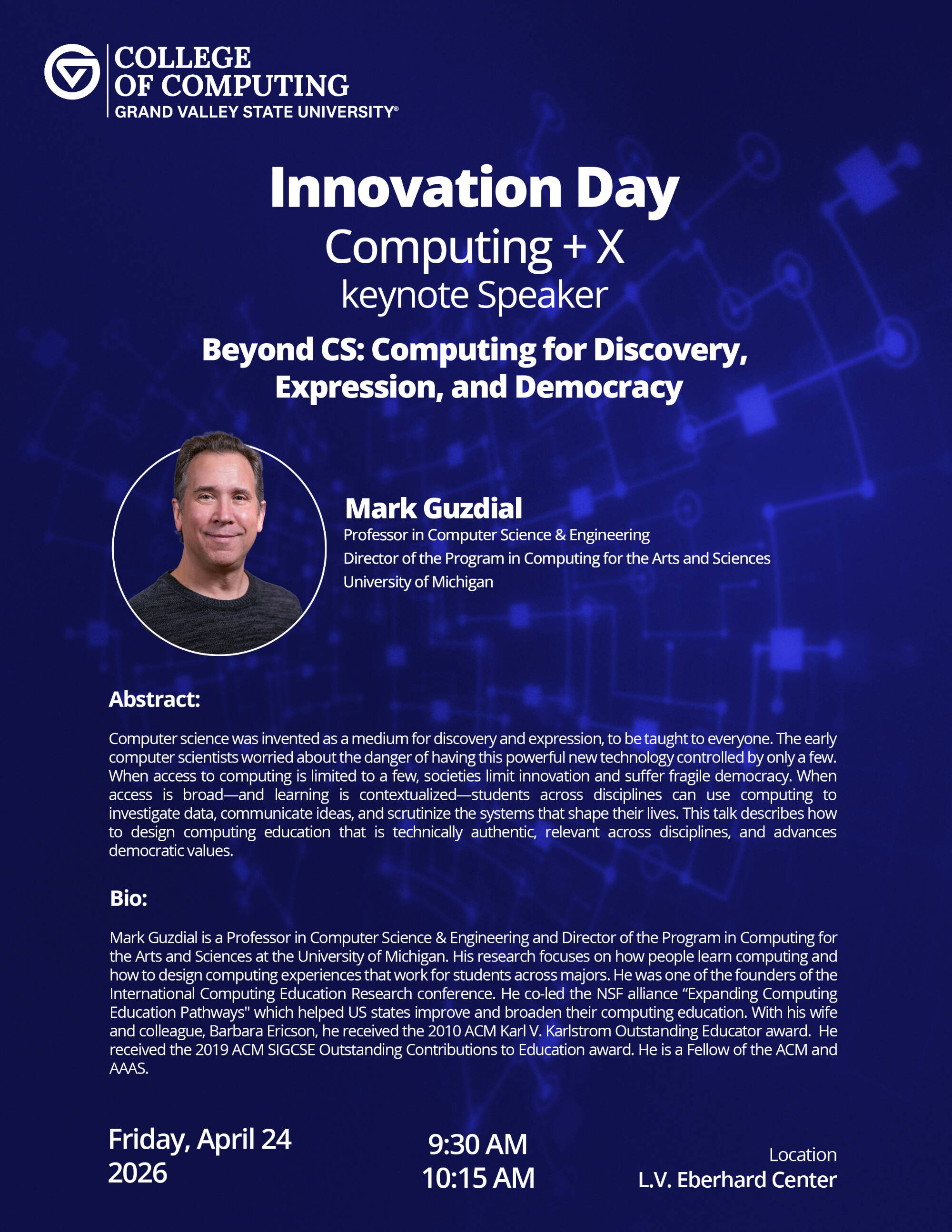 Innovation Day - keynote Speaker detailed
